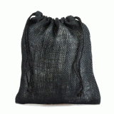 Black Burlap Bag w/ Jute Drawstring - 10" x 12" (10 Pack) (image for) Black Burlap Bag w/ Jute Drawstring - 10" x 12" (10 Pack)