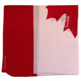 100% Cotton Candian Flag Bandana - 22" x 22" (image for) 100% Cotton Candian Flag Bandana - 22" x 22"