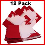 100% Cotton Canadian Flag Bandanas - 22" x 22" Pack of 12 (image for) 100% Cotton Canadian Flag Bandanas - 22" x 22" Pack of 12