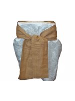 Burlap Chair Sashes (image for) Burlap Chair Sashes