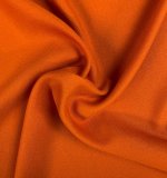 60" Wide Orange Crepe- By the yard (100% Polyester) (image for) 60" Wide Orange Crepe- By the yard (100% Polyester)