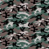 Green Camo Print Bandana - 22" x 22" (image for) Green Camo Print Bandana - 22" x 22"