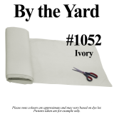 45" Ivory Broadcloth- By the Yard (image for) 45" Ivory Broadcloth- By the Yard