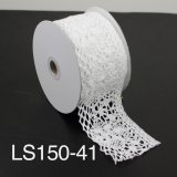 White Crochet Ribbon - 2 3/4"' x 10 Yards (image for) White Crochet Ribbon - 2 3/4"' x 10 Yards