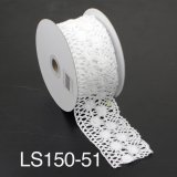 White Crochet Ribbon - 2 1/3" x 10 Y (image for) White Crochet Ribbon - 2 1/3" x 10 Y
