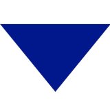 Triangle Bandana - Blue 22" X 22" X 30" (image for) Triangle Bandana - Blue 22" X 22" X 30"