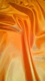 By The Yard- 60" Orange Habotai Fabric - 100% Polyester (image for) By The Yard- 60" Orange Habotai Fabric - 100% Polyester