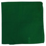 Solid Color Bandana - Green 27" x 27" (image for) Solid Color Bandana - Green 27" x 27"
